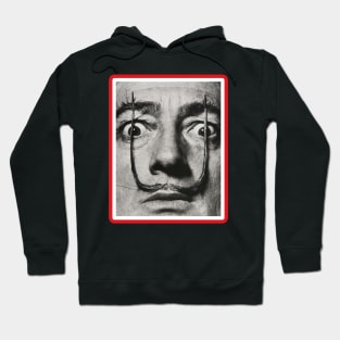 Funny Handlebar Mustache Famous Painter Salvador Dali Hoodie